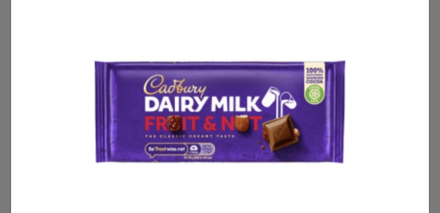 Cadbury Dairy Milk Fruit & Nut