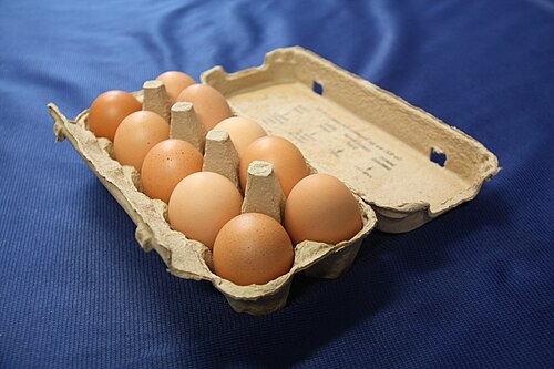 Free-range eggs